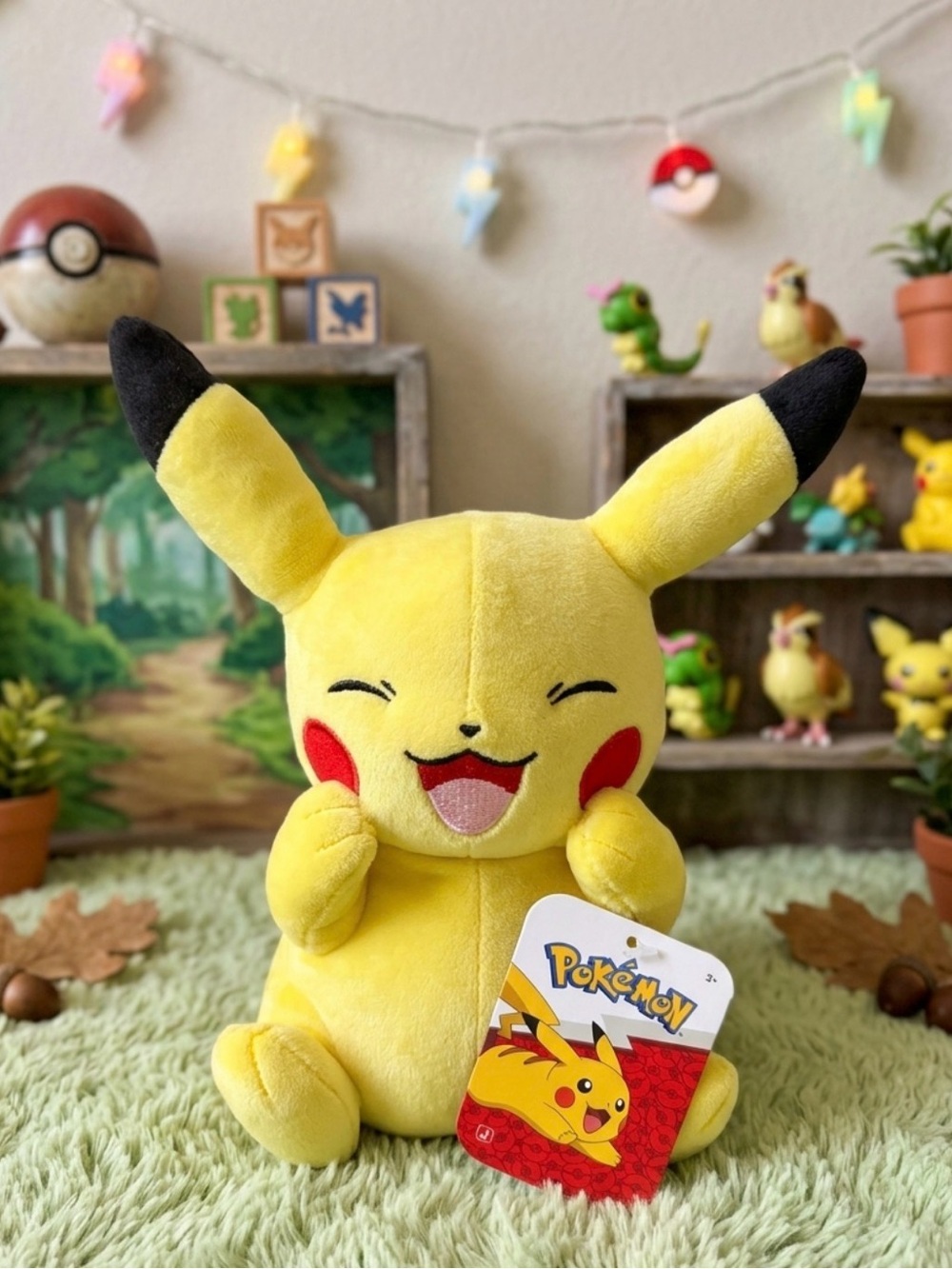 ⚡️ Pikachu ⚡️ Plush Pokemon Toy - Yellow with Red Cheeks